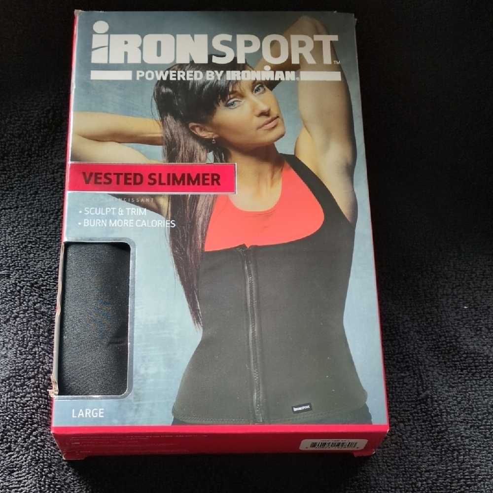 Ironman Vested Slimmer in Black